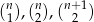 (n),(n),(n+ 1) 1 2 2 