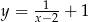  -1-- y = x&minus;2 + 1 