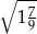 ∘ --7 1 9 