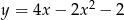  2 y = 4x− 2x − 2 