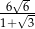 √- -6√6- 1+ 3 