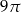 9π 