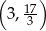( ) 3, 17 3 