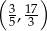 ( ) 3, 17 5 3 