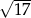 √ --- 17 