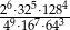 26⋅325⋅1284- 49⋅167⋅643 