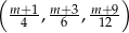 ( ) m-+1, m+3, m+9- 4 6 12 
