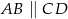 AB ∥ CD 