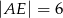 |AE | = 6 