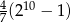 47(210 &minus; 1 ) 