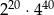 220 &sdot;440 