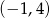 (&minus; 1,4) 