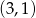 (3,1) 