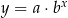 y = a⋅bx 