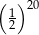 ( ) 1 20 2 
