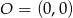 O = (0,0) 