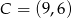 C = (9,6) 