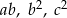b, c, 2b&minus; a 