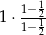  1&minus; 1 1 &sdot;1&minus;-21 2 
