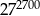  2700 27 