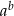 b a 
