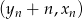 (y + n ,x ) n n 