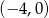 (− 4,0) 