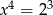  4 3 x = 2 