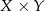X × Y 
