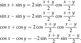 Функции y sin x y cos x