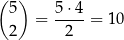 ( ) 5 = 5-⋅4 = 1 0 2 2 