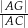 |AG-| |AC | 
