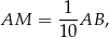 AM = 1-AB , 10 