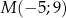 M (− 5;9) 