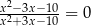 x2−3x−-10- x2+3x− 10 = 0 