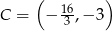  ( ) 16 C = − 3 ,− 3 