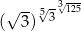  √ -- 5√-√3125- ( 3 ) 3 