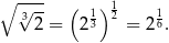 ∘ √--- ( 1)12 1 3 2 = 2 3 = 26. 