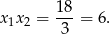 18- x 1x2 = 3 = 6. 