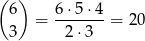 ( ) 6 = 6⋅-5⋅4-= 20 3 2 ⋅3 