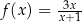  -3x- f(x ) = x+1 