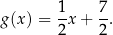  1- 7- g(x ) = 2x + 2. 