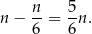  n- 5- n− 6 = 6n . 