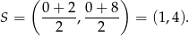  ( ) 0-+-2-0-+-8- S = 2 , 2 = (1,4). 