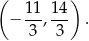 ( ) 1-1 14- − 3 , 3 . 