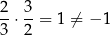 2-⋅ 3-= 1 ⁄= − 1 3 2 