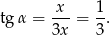  x-- 1- tg α = 3x = 3. 