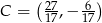  (27 6-) C = 17,− 17 
