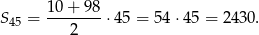S45 = 10+--98-⋅45 = 54 ⋅45 = 2430. 2 