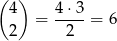 ( ) 4 4⋅-3 2 = 2 = 6 